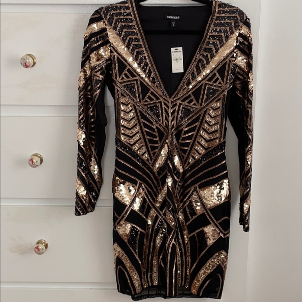 Express Sequin Party Dress